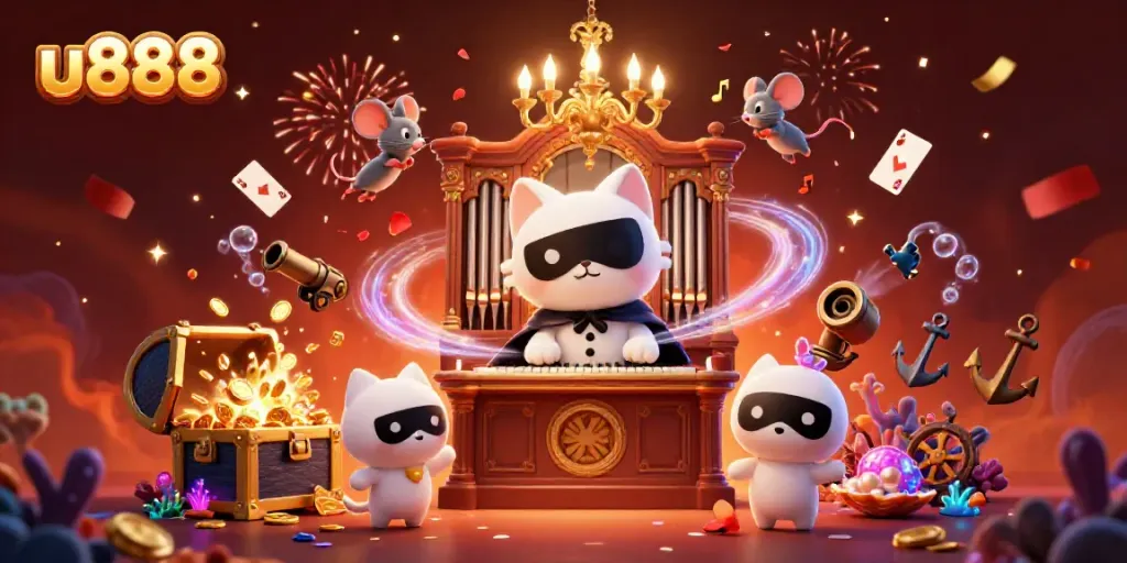Experience thrilling casino gameplay with u888's captivating characters and dynamic gaming elements.