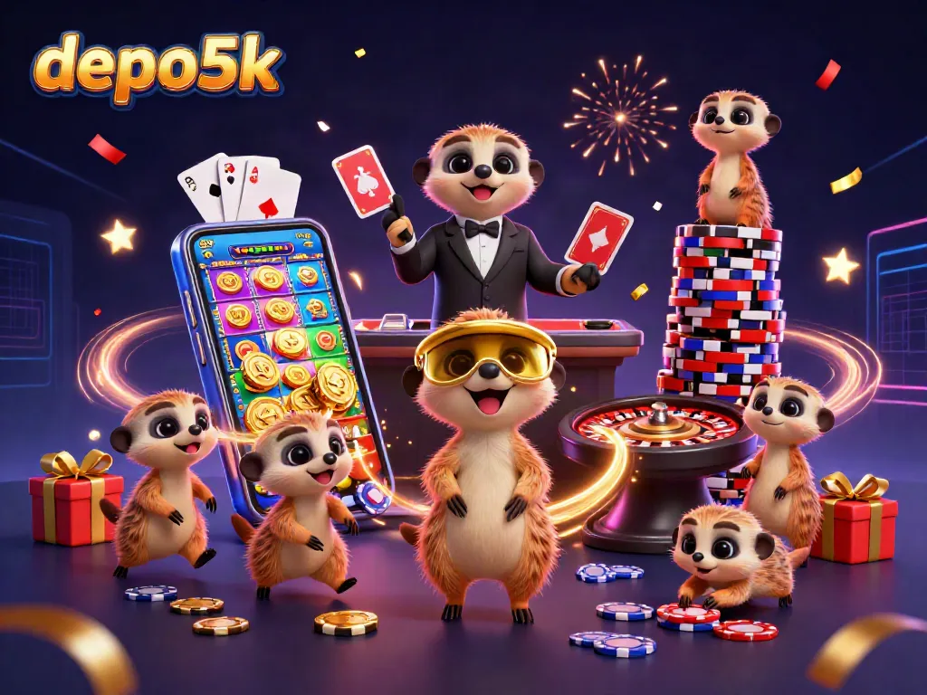 Engage in the thrilling world of depo5k at a vibrant meerkat-operated casino full of games.