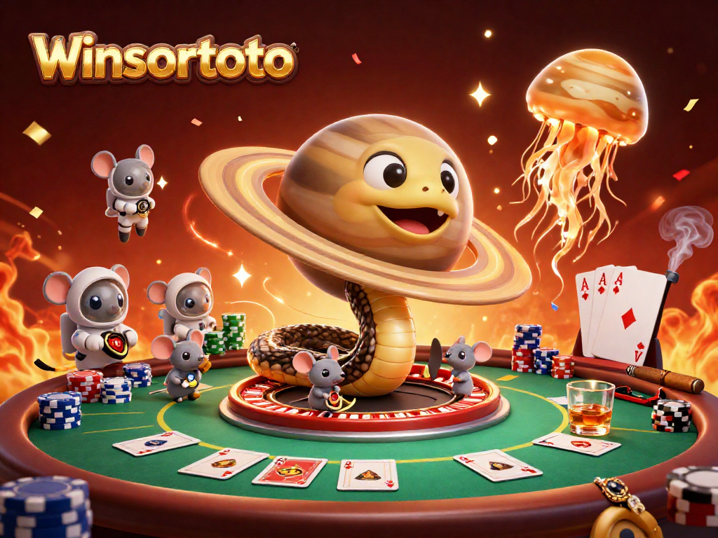 Menggenggam keseruan judi dengan winsortoto, ular cincin Saturnus membantu pemain bertaruh
