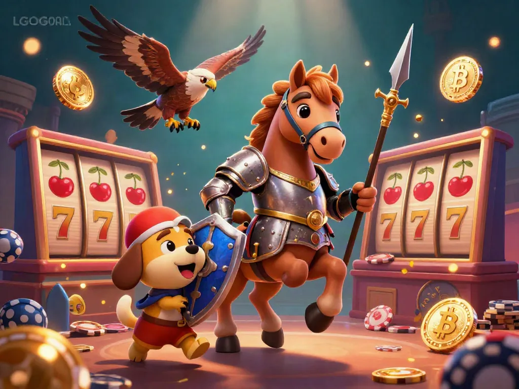 Play with excitement at LGOGOAL while surrounded by immersive casino characters and vivid game elements.