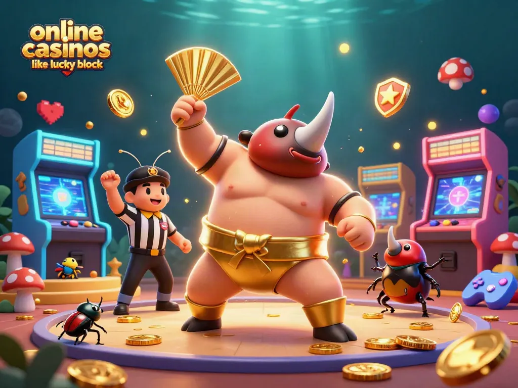 Engage in thrilling entertainment with online casinos like Lucky Block featuring vibrant 3D cartoon characters.