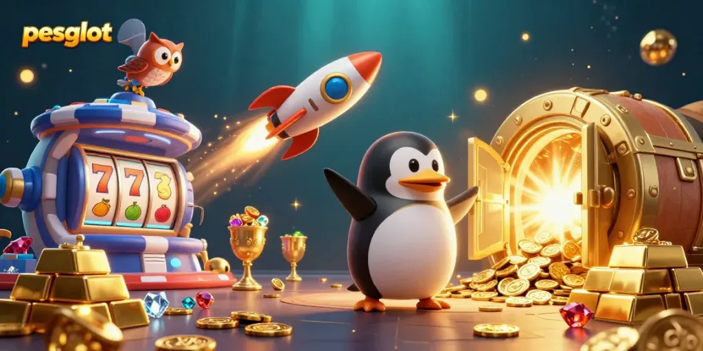 Mengunduh aplikasi PESGSLOT untuk memainkan game slot gacor dengan RTP tinggi dan fitur lengkap.