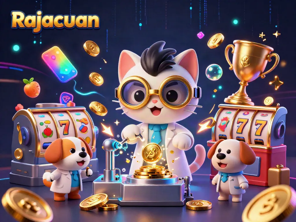 Rajacuan menghadirkan pengalaman permainan slot dengan karakter unik dan elemen emas yang menarik.