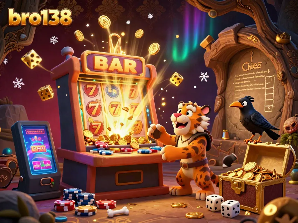 Experience excitement at bro138 with a lively prehistoric casino scene and overflowing jackpots.