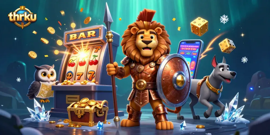 Experience the excitement of thrku as the Spartan lion leads thrilling casino adventures.