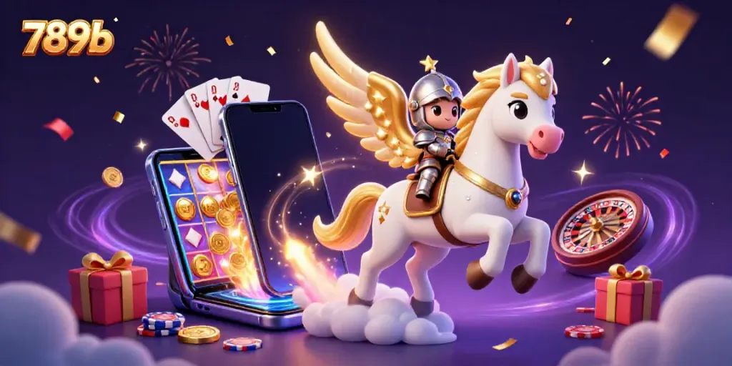 Engage in exciting games at 789b with thrilling 3D visuals showcasing vibrant casino action.