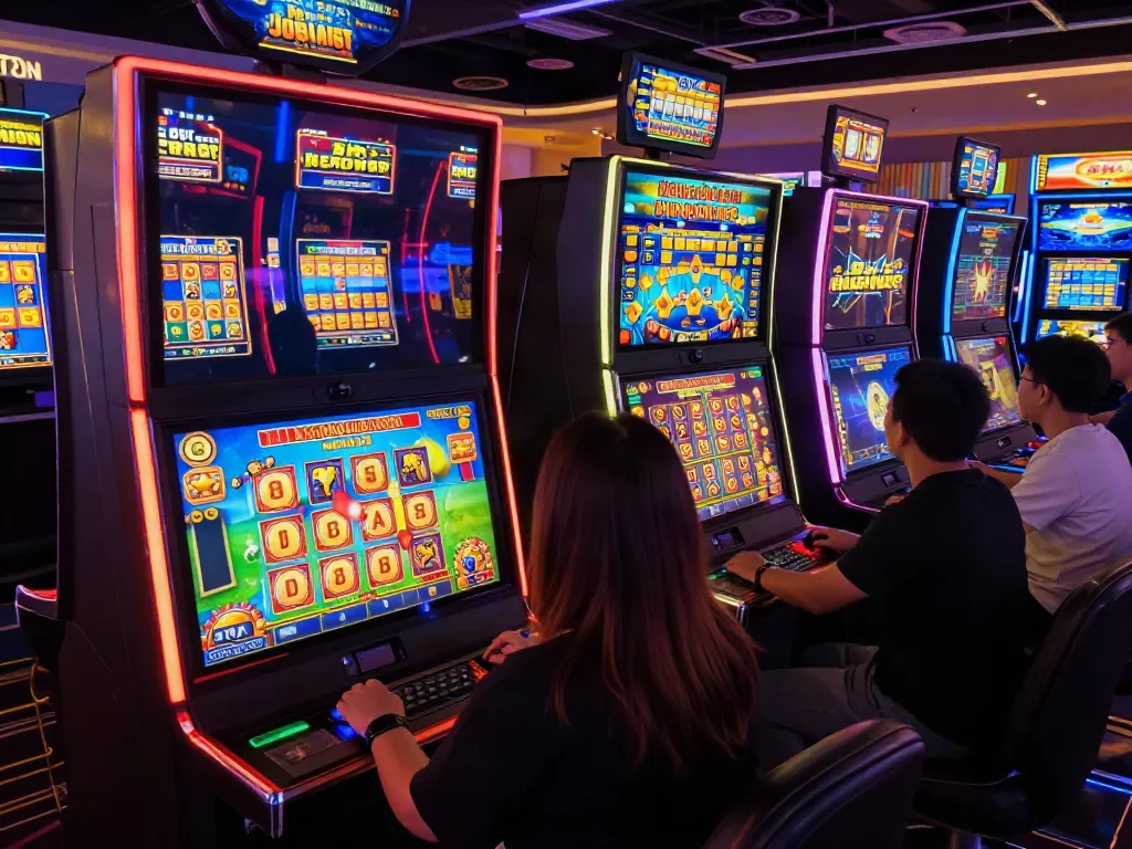Engaged players enjoying the thrill of Slot MAHJONGJP88 in an exciting online gaming environment.