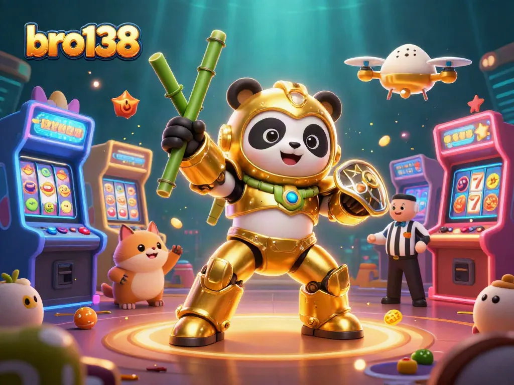 Spin thrilling games in bro138, where the golden panda leads the casino action!
