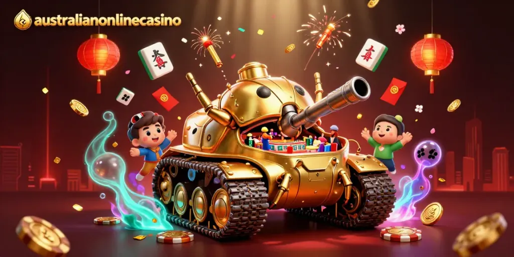 Enjoy dynamic gaming with the australianonlinecasino beetle tank featuring a mini casino.