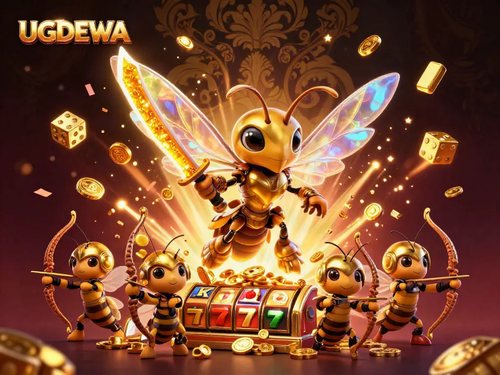 Experience exhilarating casino excitement with UGDEWA's stunning jackpot explosion and vibrant game visuals.