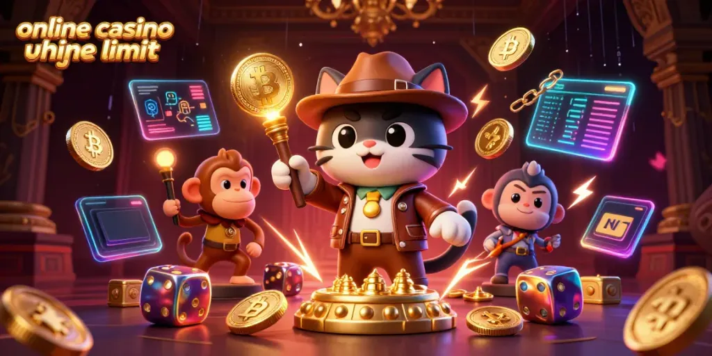 Engage in thrilling gaming at an online casino ohne limit, exploring a treasure-filled 3D temple with an archaeologist cat.