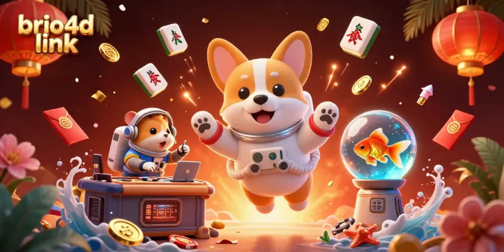 Engage in thrilling gaming at brio4d link with immersive slot experiences and vibrant casino elements depicted