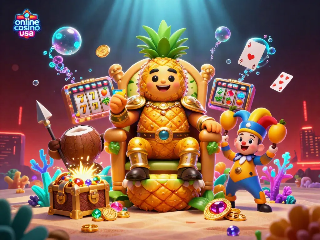 Experience the thrill of online casino usa with vibrant 3D characters and dynamic gaming elements.